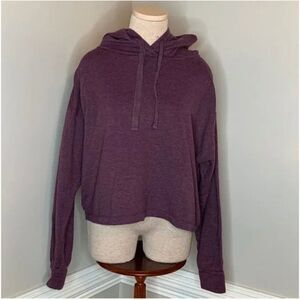 Zella Burgundy Hoodie with drawstring Size Medium